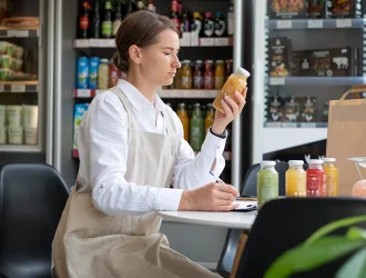 Staff working on inventory control