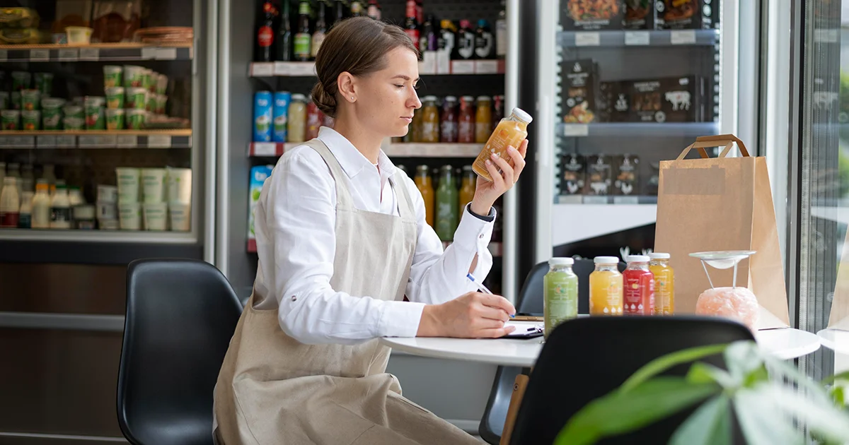 Staff working on inventory control