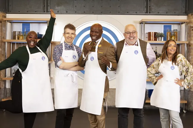 Photograph of Masterchef contestants.