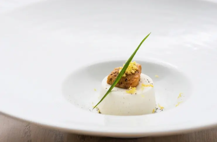 A beautiful image from a fine dining dish