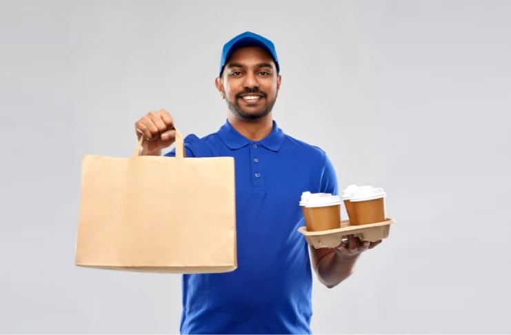 A delivery man