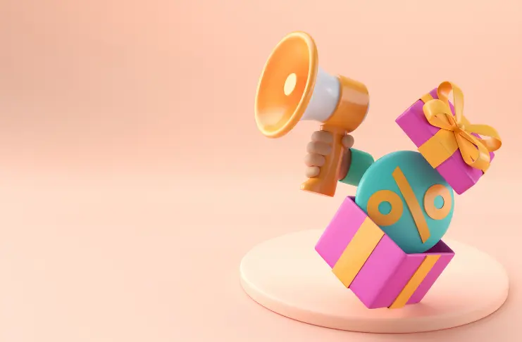 A graphic depicting offers