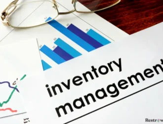 a sheet with inventory management written on it