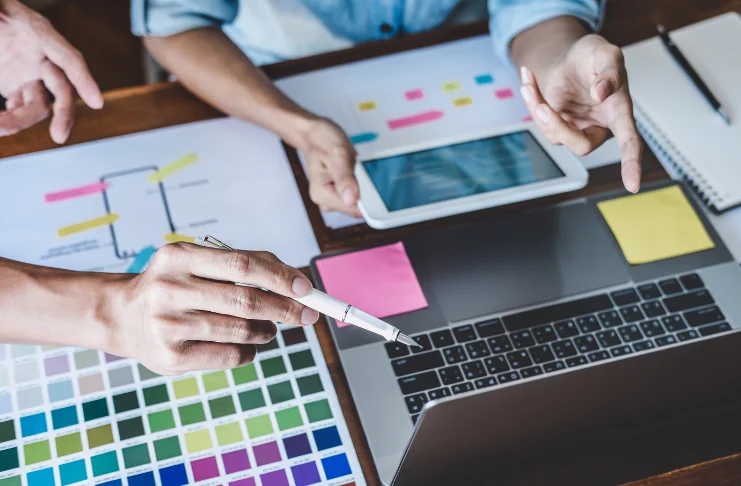 A shot discussing numbers