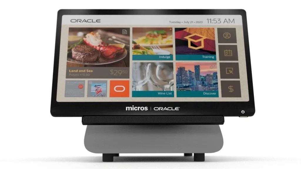 Oracle Micros POS machine