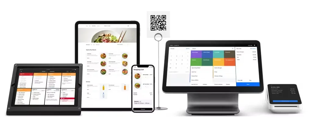 Square's range of restaurant management devices