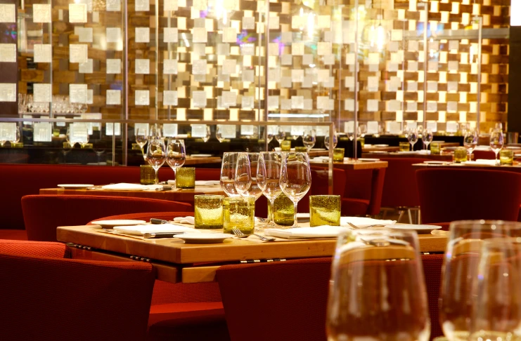 a beautiful restaurant seating