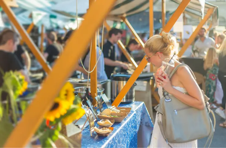 food festival going on