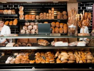 bakery products in a bakery business