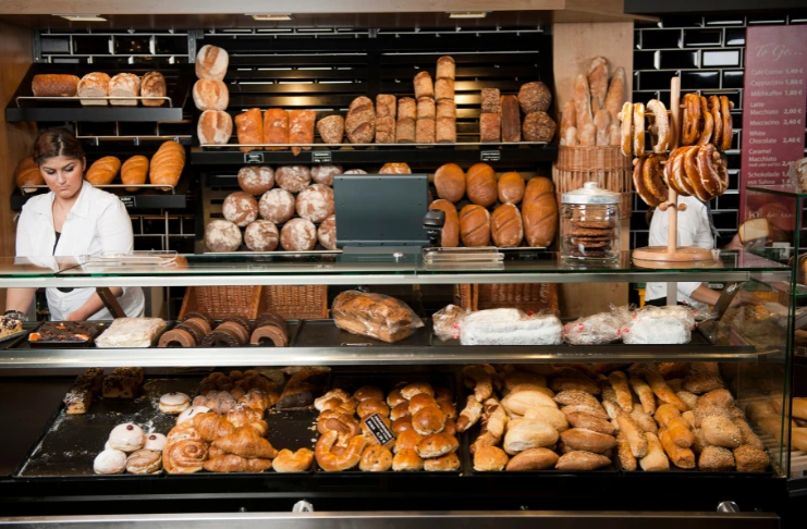 bakery products in a bakery business