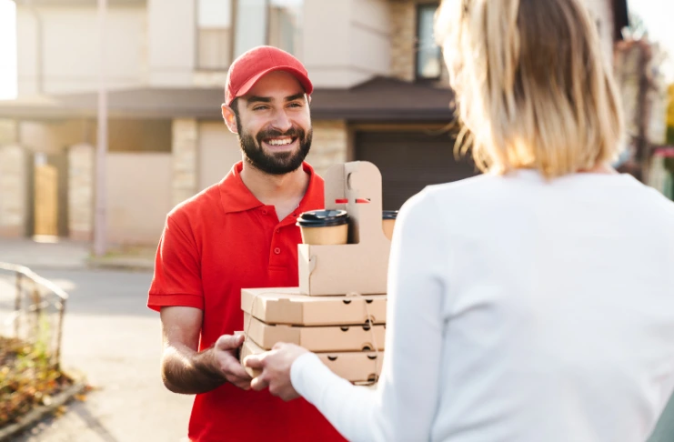 guy delivering food