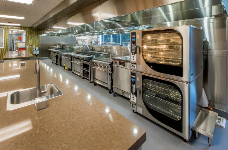 a restaurant kitchen
