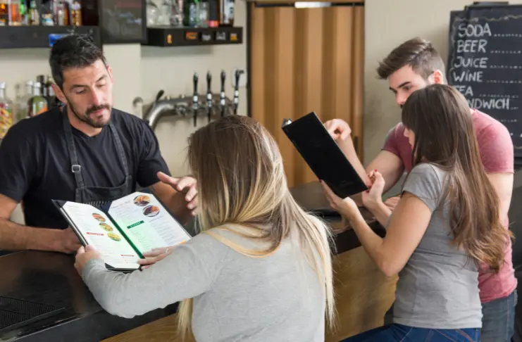 Restaurant menu statistics