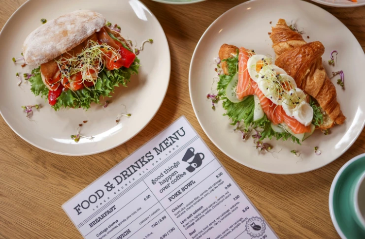 Restaurant menu