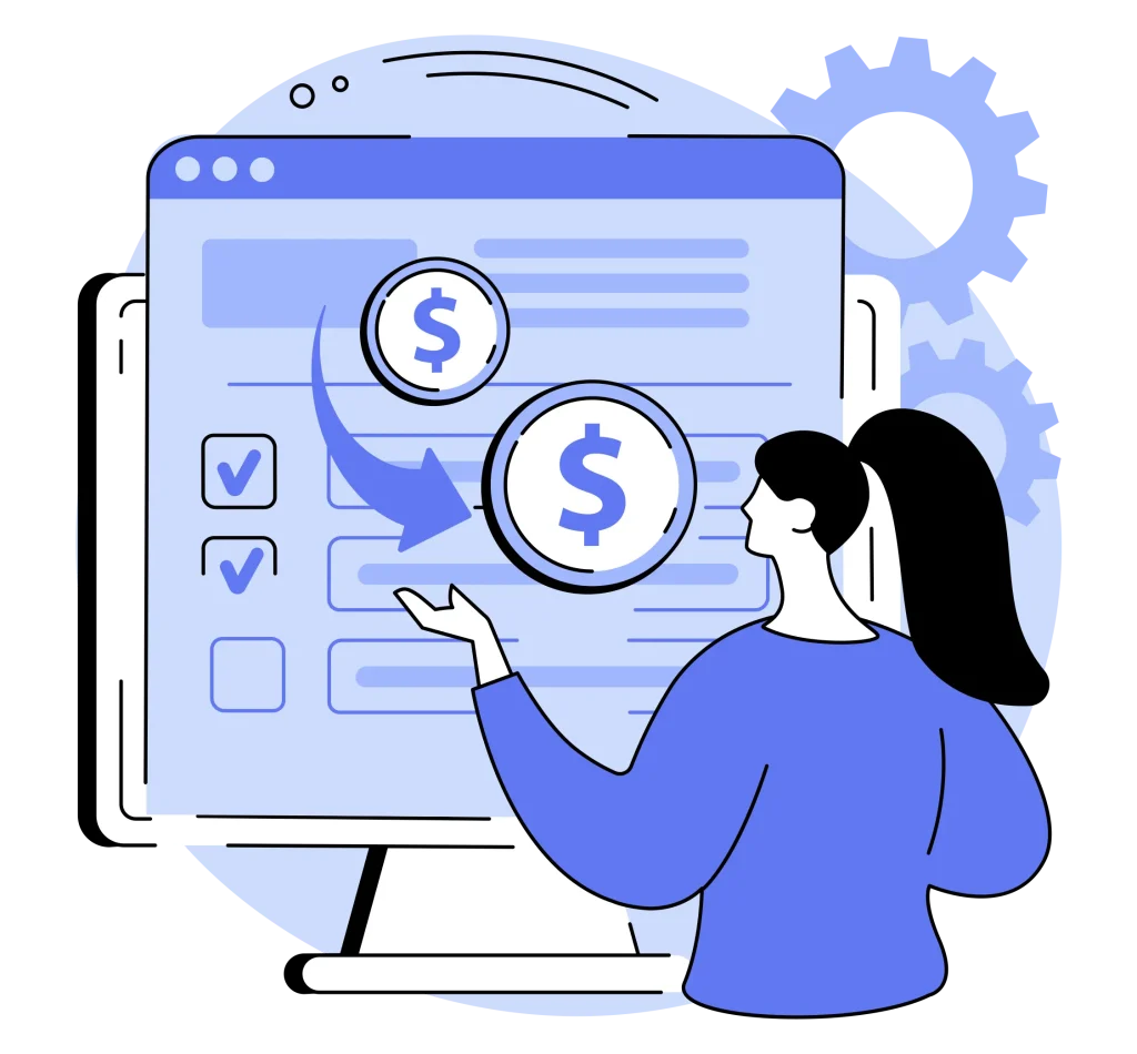 Graphical representation of Customizable pricing models