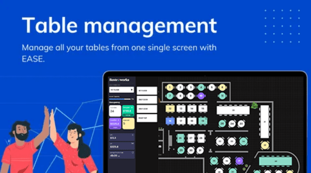 Restaurant Table management software interface