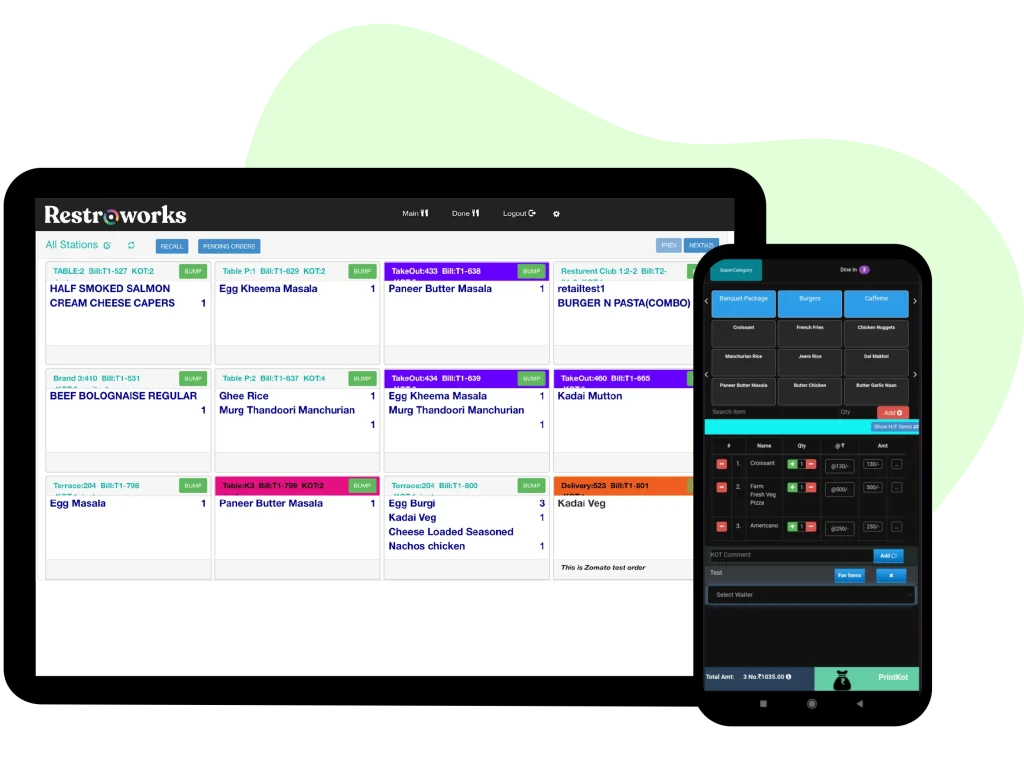 Image illustrating Multi Device Order Taking