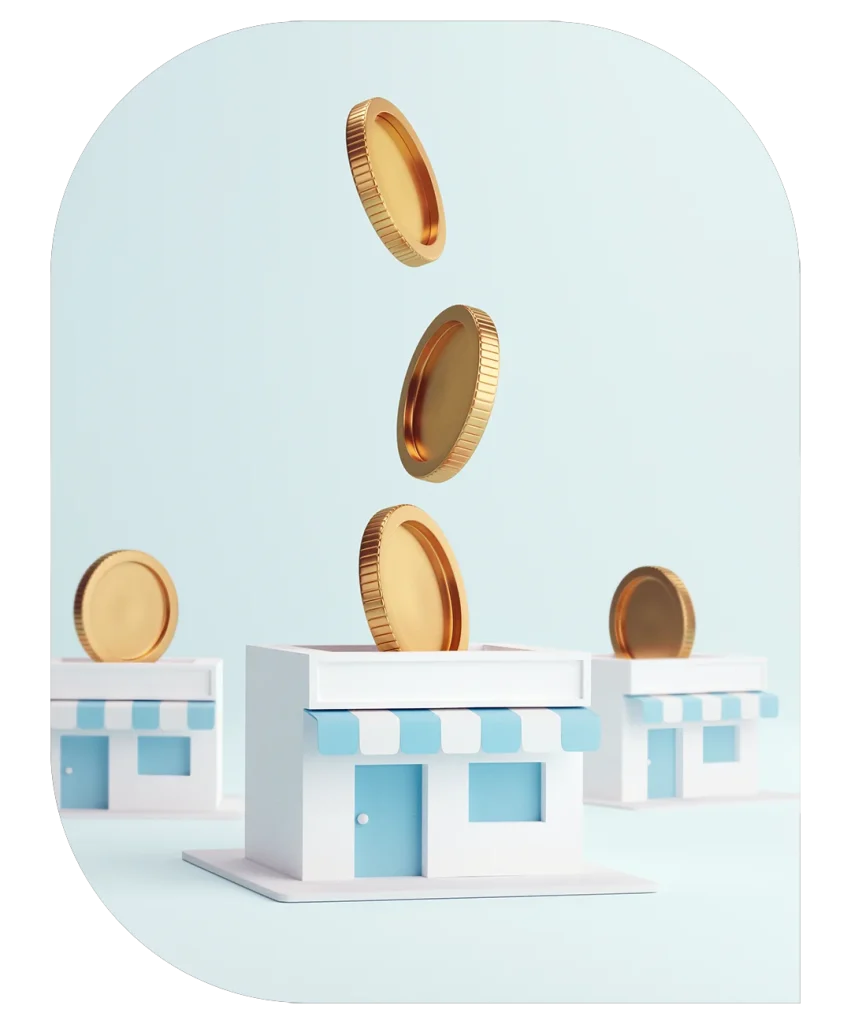 Graphical representation of franchise cost reduction