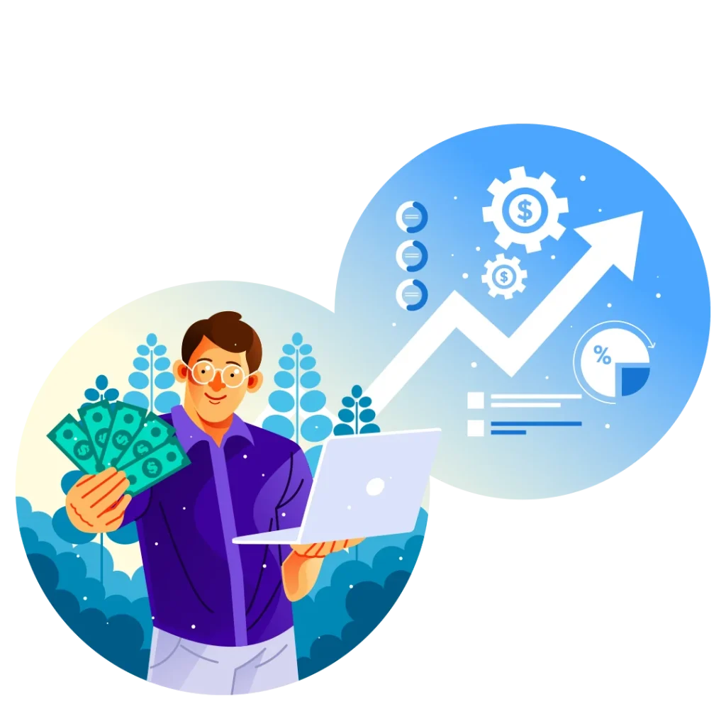 Graphical representation of restaurant finance operations