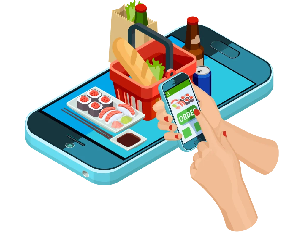 Graphical representation of online orders analysis