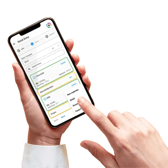 Restaurant inventory management app