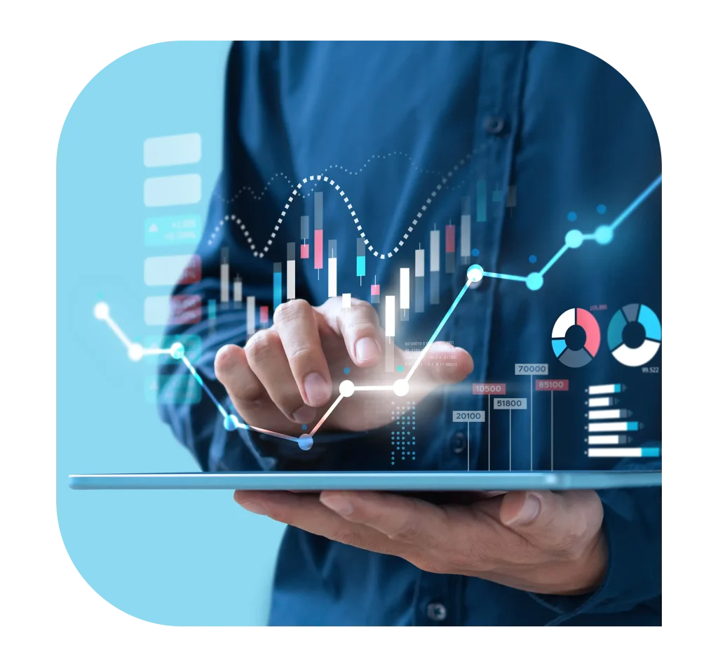 Graphical representation of Partner wise reporting image