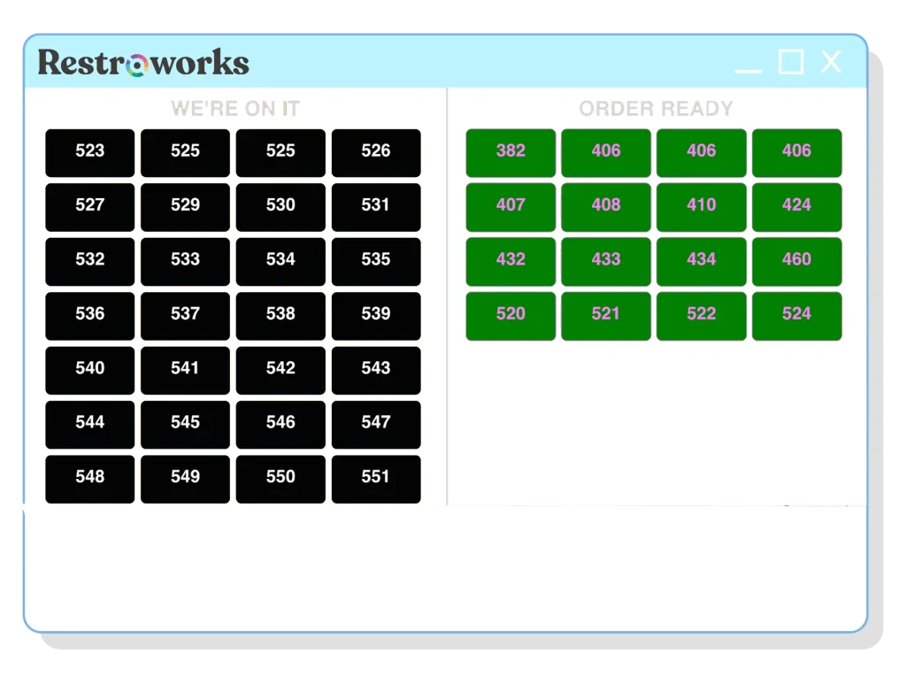 View of the Restroworks Token System