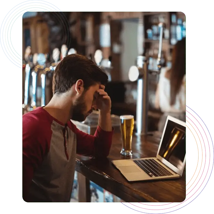 Restaurant staff disturbed