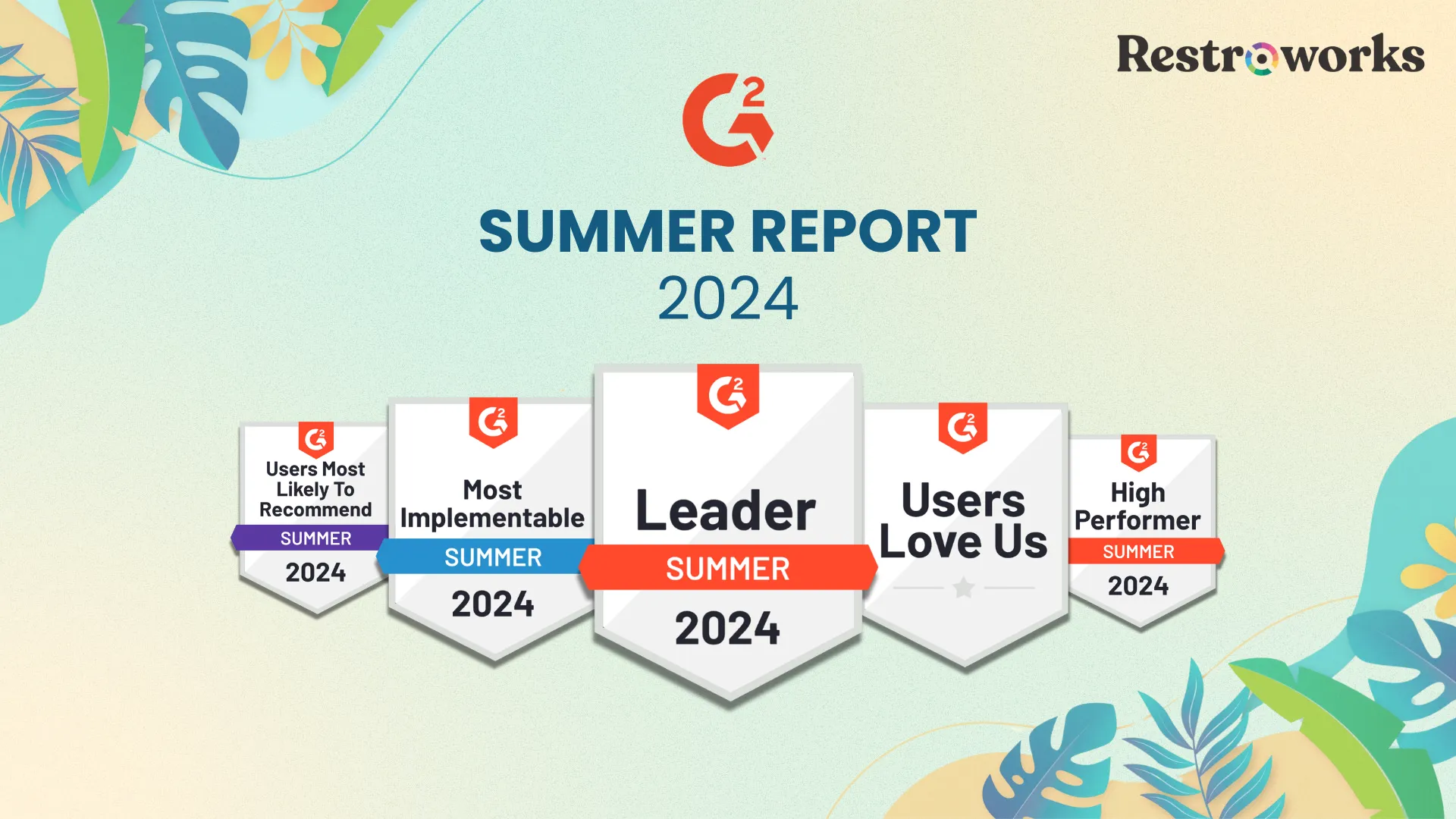 G2 Summer Report Badges
